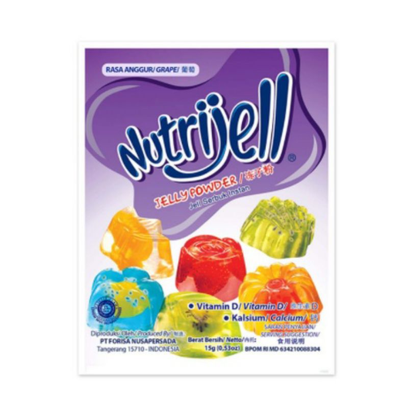 Nutrijell Jelly Powder Kemasan Ekonomis 10g (SATUAN)