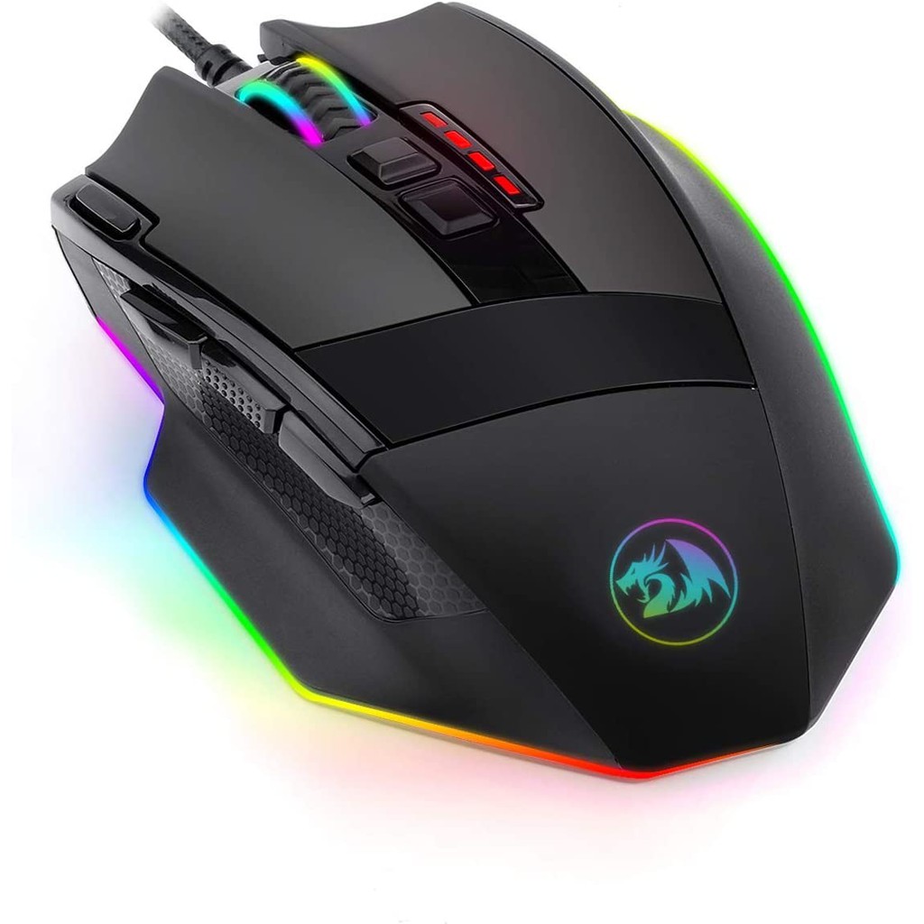 Redragon Mouse Gaming Macro USB Wired Sniper RGB M801-RGB