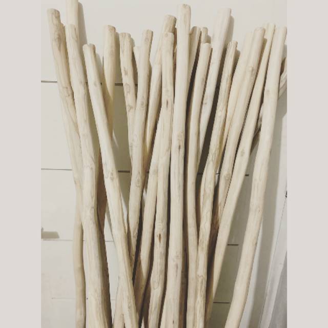 Kayu Ranting macrame jati teakwood 1meter