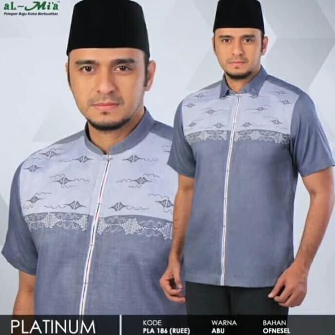 Terbaik Koko Al-Mia Platinum Lengan Pendek