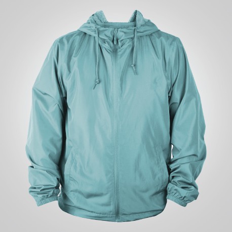 Jaket Jogging Lari Sepeda Windbreaker Parasut Polos Biru Muda New States Apparel