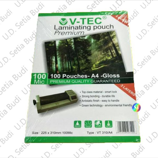 

Plastik Laminating V-Tec VT-310 Ukuran A4 Limited