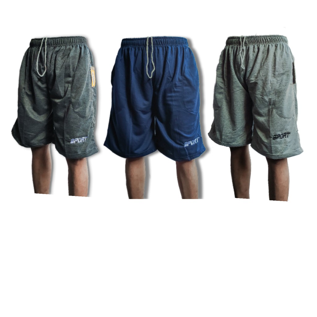 Paket isi 3 PC celana pendek boxer cocok untuk santai XL fit XXL