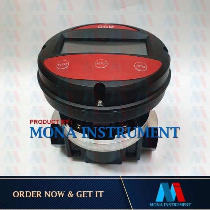 Flow Meter Solar Ogm 25 E Size 1 Inch - Oval Gear Flow Meter Size 1''