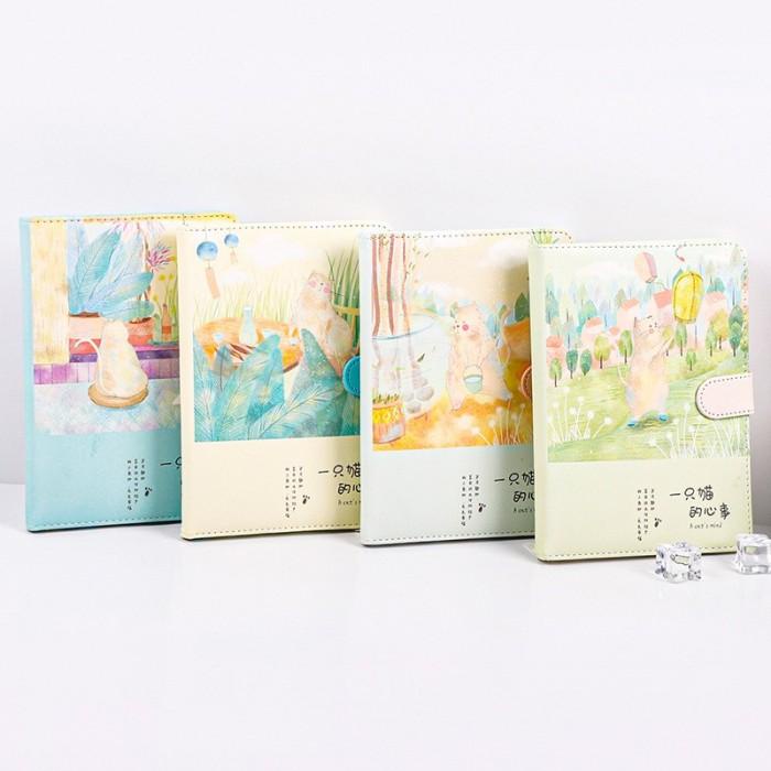 

BUKU TULIS / NOTEBOOK PLANNER MOTIF KUCING SOFTCOVER TEBAL|BUKU DIARY