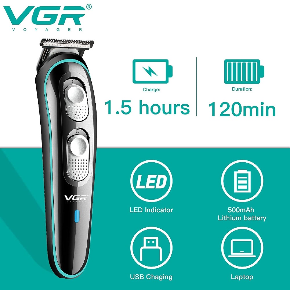 VOYAGER VGR V-055 Professional Electric Hair Trimmer - Pencukur Rambut