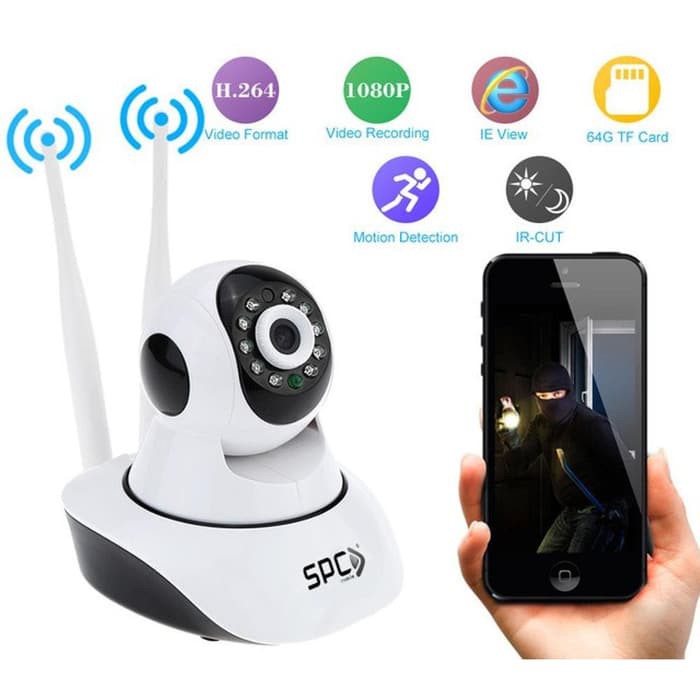 IPCAM CCTV IP CAMERA WIFI SPC SMART BABYCAM IPCAM TERMURAH 720P