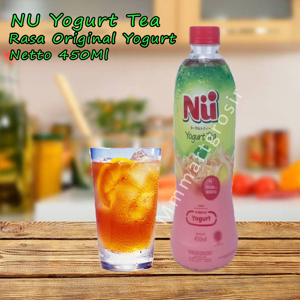 NU Yogurt Tea / Minuman / Rasa Original Yogurt / 450ml