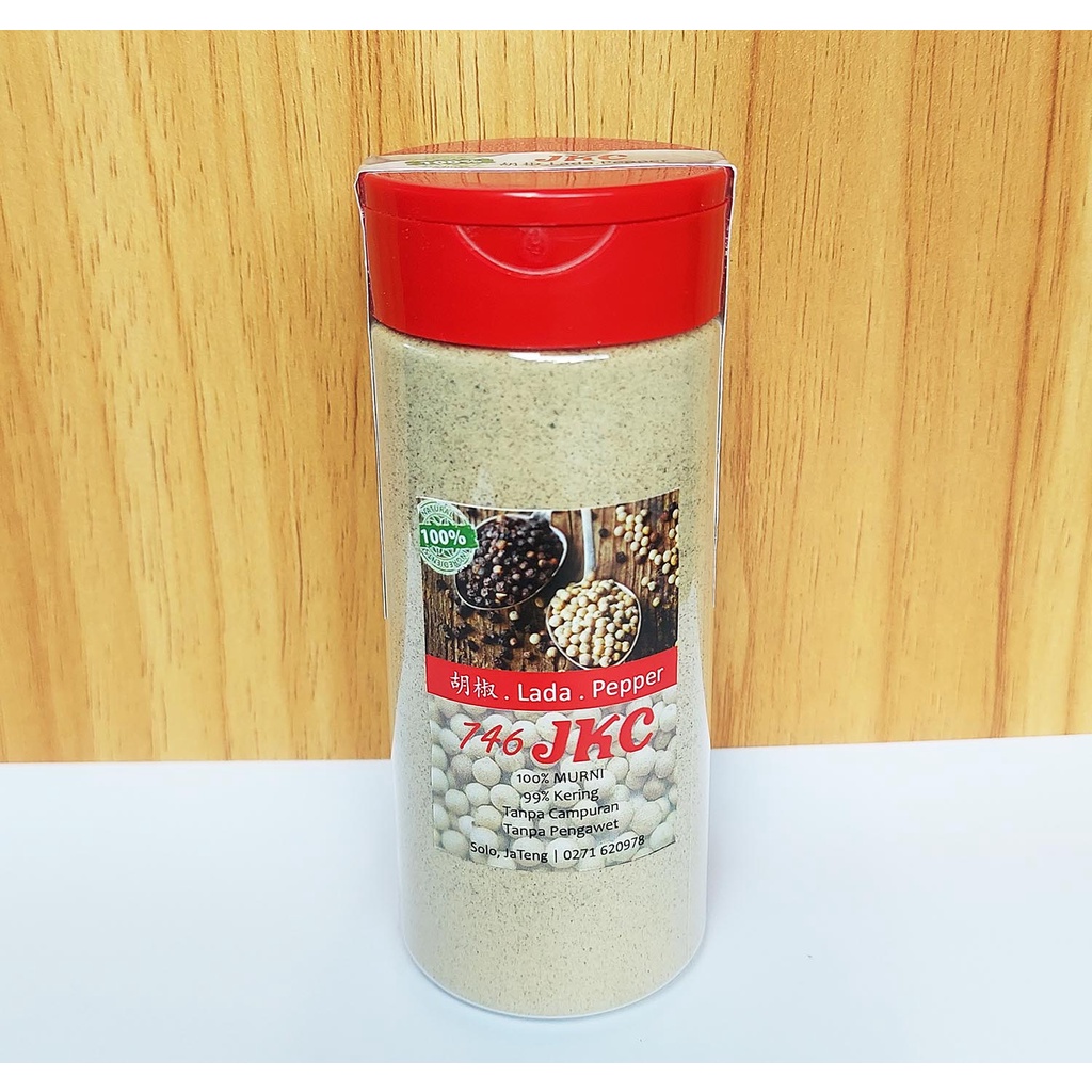 

Organic White Pepper Merica 100gr Tanpa Campuran (botol berlubang)