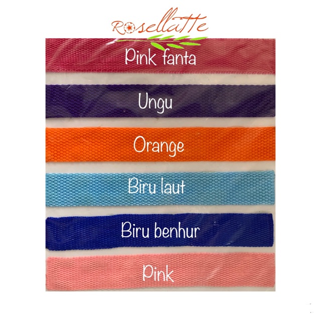 TALI TAS POLYESTER WEBBING meteran