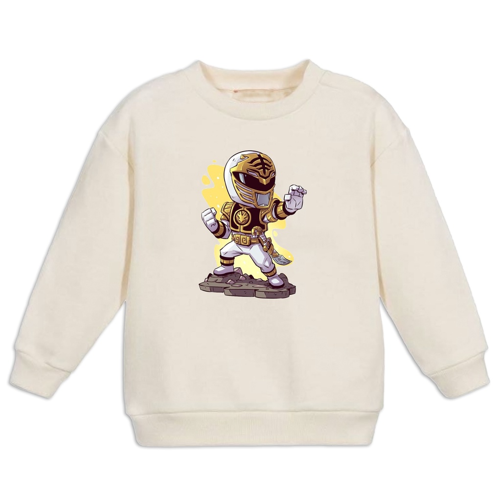 sweater anak laki-laki usia 2 3 4 5 6 7 8 9 10 tahun / jaket switer crewneck basic anak cowok cewek perempuan karakter hero power ranger terbaru lucu termurah best seller bisa cod