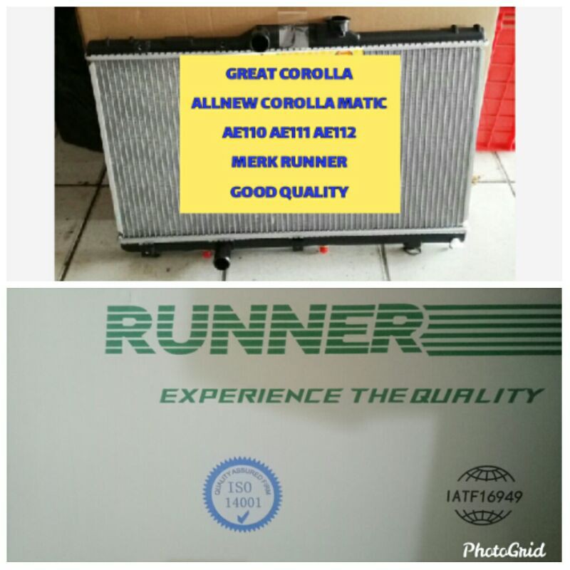 Radiator Great Corolla Allnew Corolla Matic Ae110 Ae121 Ae112