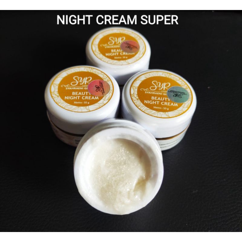 COD BPOM Eceran Beauty night cream paket super syahraeni glowing nigth cream syahreni glowing cream 