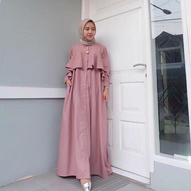 AIRA DRESS - Gamis Balotelli Cape Dada Maxi Mayung balotelly