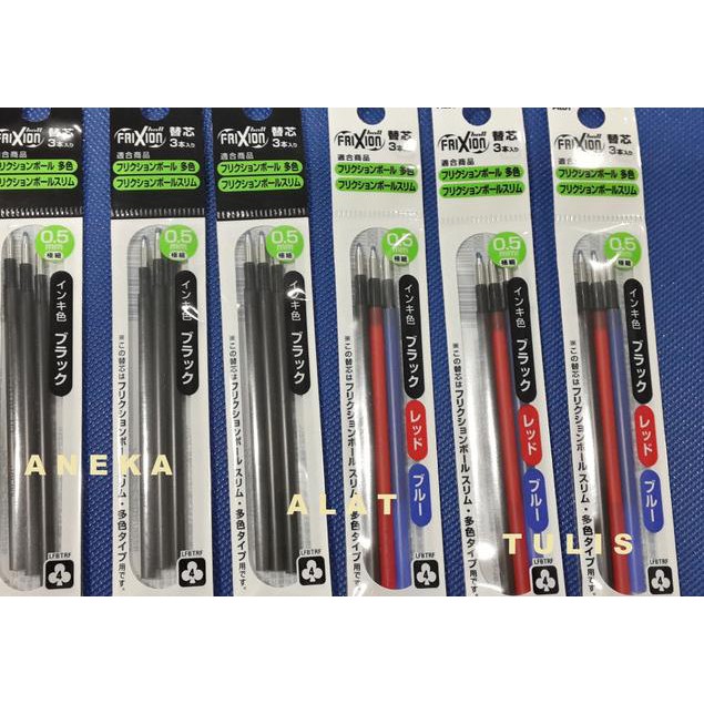 

Buruan!!!...!297AN PILOT FRIXION SLIM DAN 4 IN 1 PEN REFILL / ISI ULANG LFBTRF-30EF - Hitam