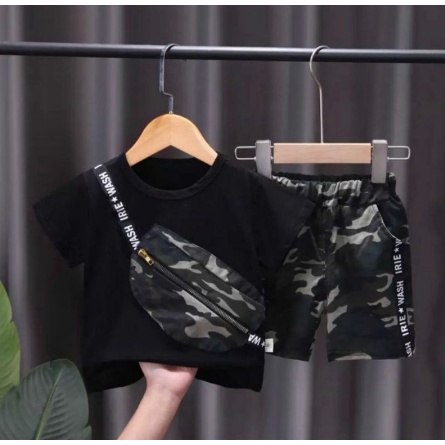 SETELAN TAS ANAK/SETELAN TAS ARMY BISA PILIH WARNA