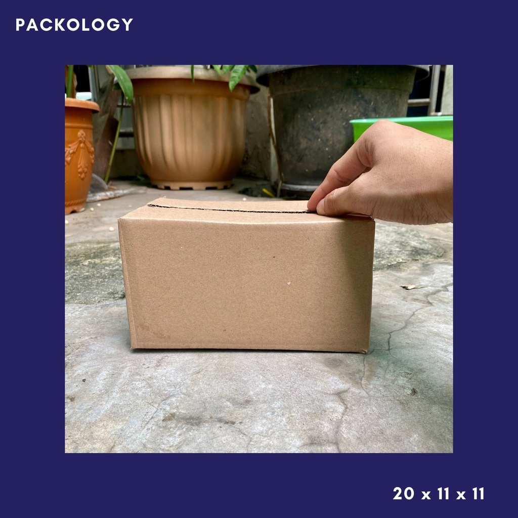 

KARDUS / KARTON BOX POLOS Uk. 20x11x11 CM