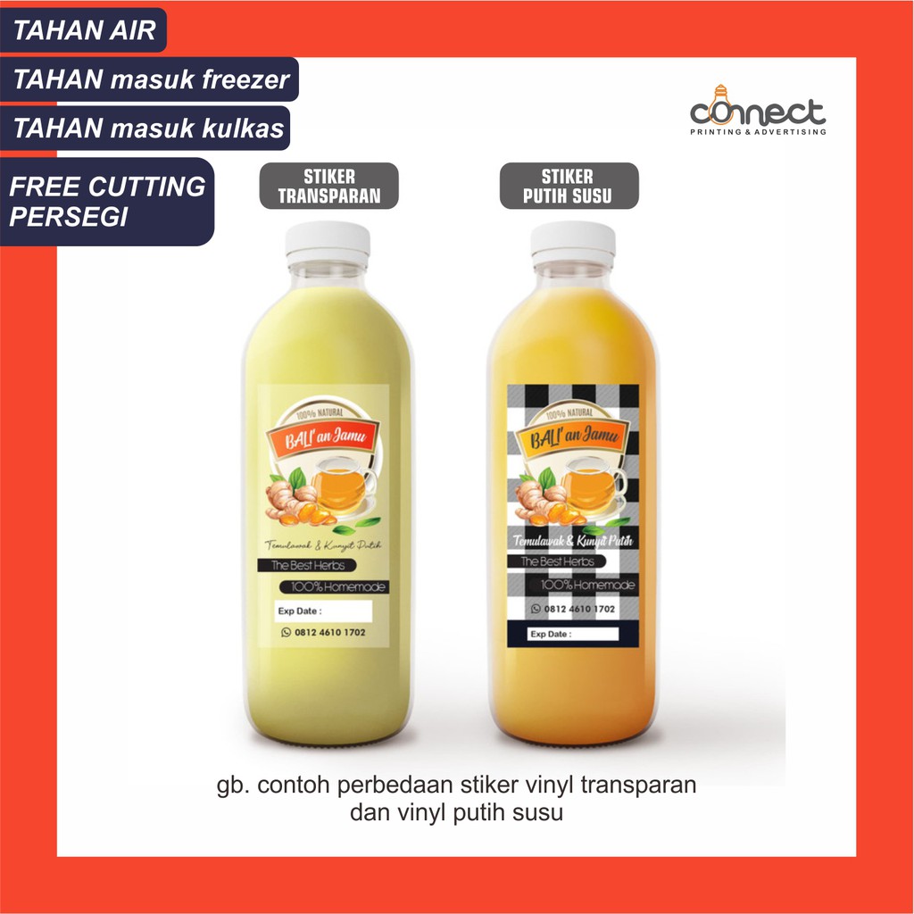 

STIKER LABEL MINUMAN & MAKANAN | STICKER VINYL (LEBIH KUAT) | stiker frozen