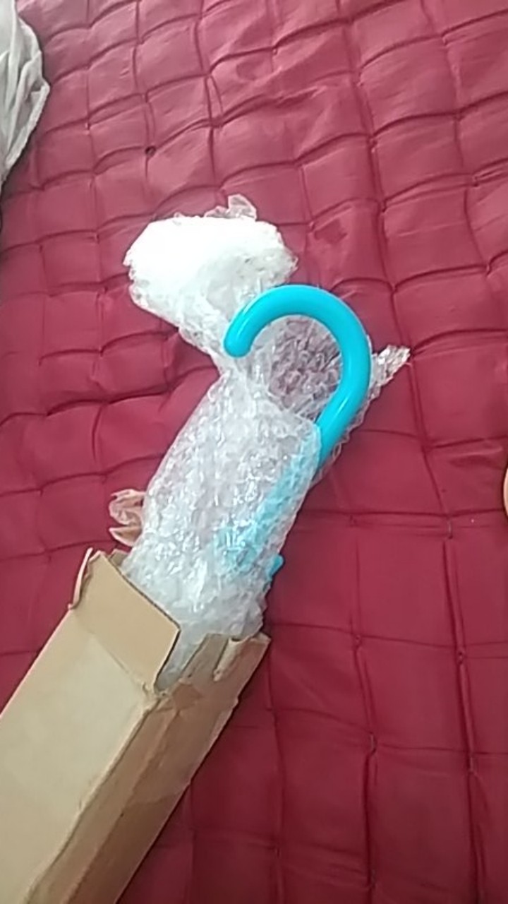 Rajakarta Payung Transparan Standar Tongkat Motif Mix Banyak Karakter Lucu