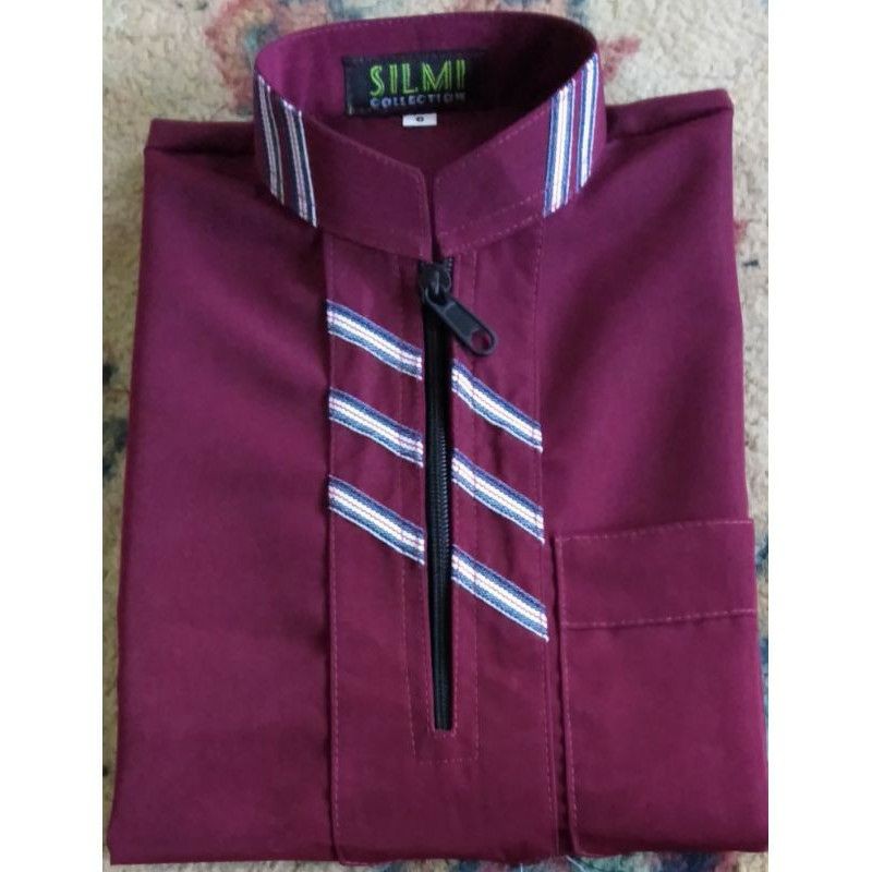 jubah anak gamis anak laki laki-Maroon