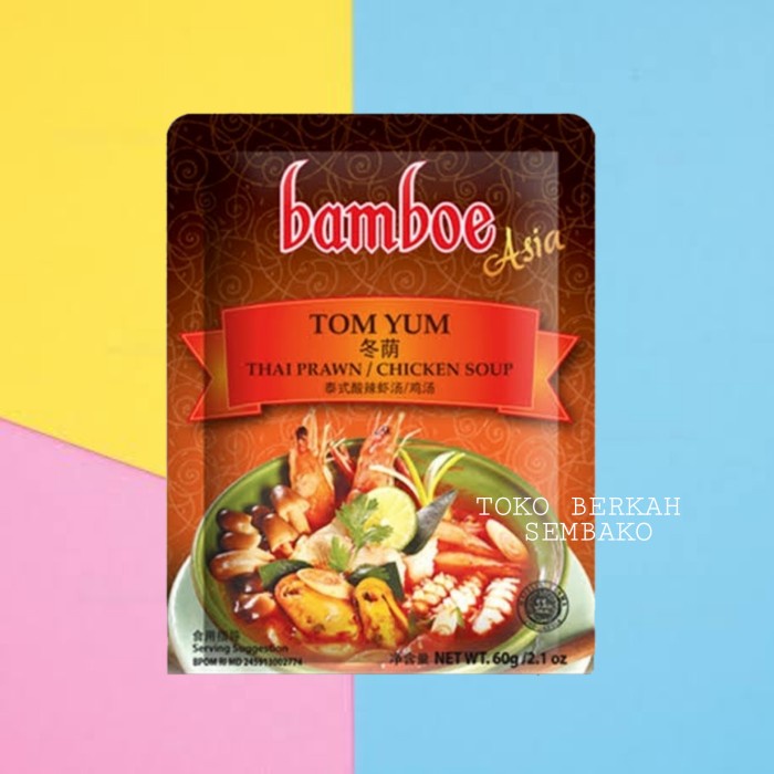 

Instan-Masak-Bumbu- Bamboe Bumbu Tom Yum 60 Gr / Tom Yam Tomyam Tomyum Asia - Bamboe -Bumbu-Masak-