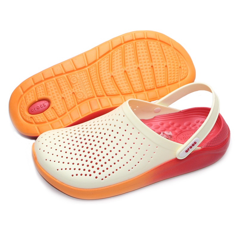 Crocs Literide Clog Gradasi / Literide Clog / Sandal Pria dan Wanita / Sandal Warna Gradasi / Sandal Anti Air / Sandal Kodokk