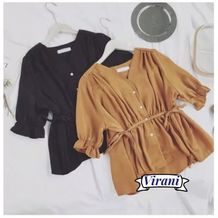 Baju Wanita Virani Top - Coklat Susu Lp0293