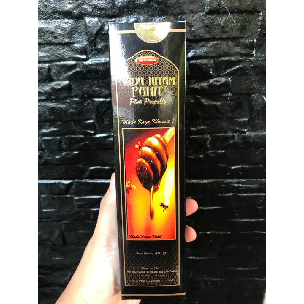 

Madu Hitam Pahit Plus Propolis Ar-Rohmah 470 gr