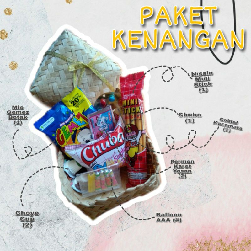 

Paket Kenangan 3 | Hampers Jajanan Jadoel | Snack Box Jadul