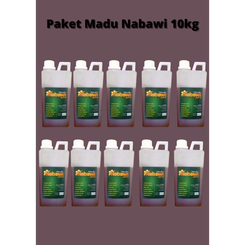 

Paket madu nabawi 10kg - Murah