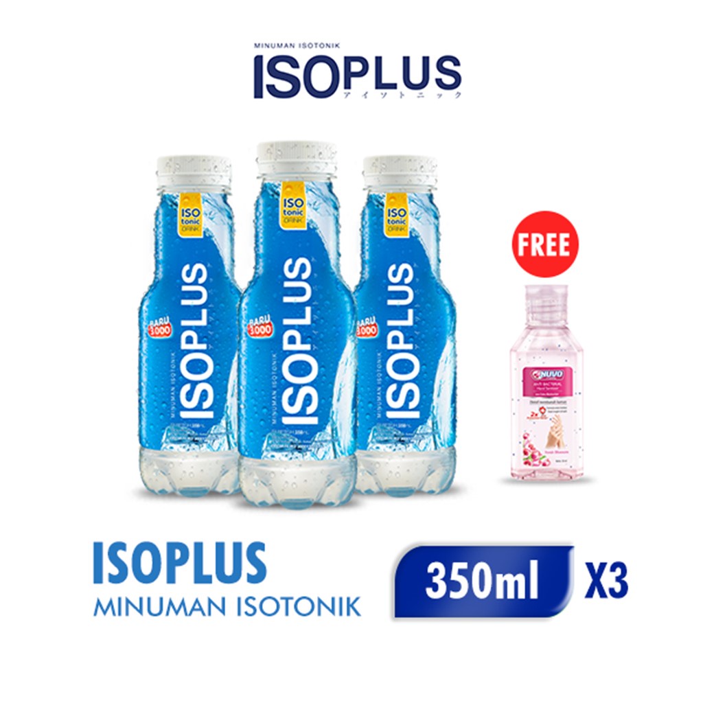 Isoplus x3 Free Nuvo Hand Sanitizer 50 ml