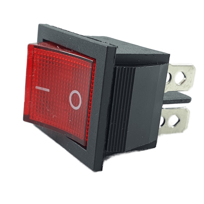 Saklar Besar 6 pin On Off Tombol Rocker Lampu 2 Posisi KCD4 Power Switch 6pin
