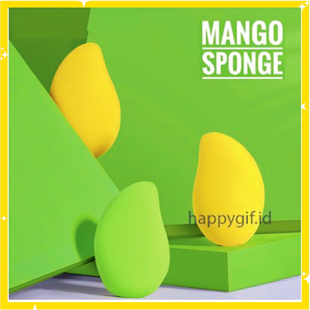 Beauty Blender Mangga | Spon Mangga Muda | Mango Make Up Sponge | XX052