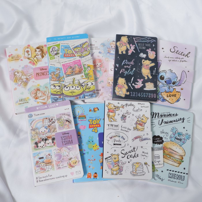 

Promo Notes Buku Tulis Notebook Disney Pooh Disney Princess Monster Inc Gilaa!!!