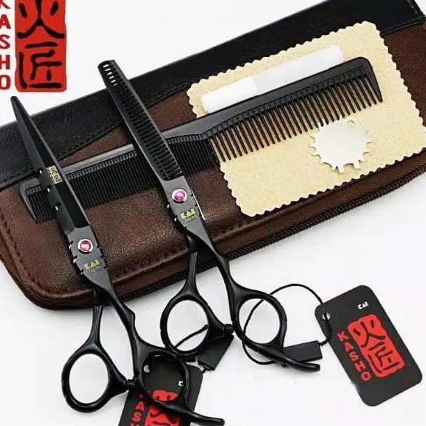 Coarcella - Alat Cukur Rambut Set Gunting Rambut Kasho Original Gunting Potong