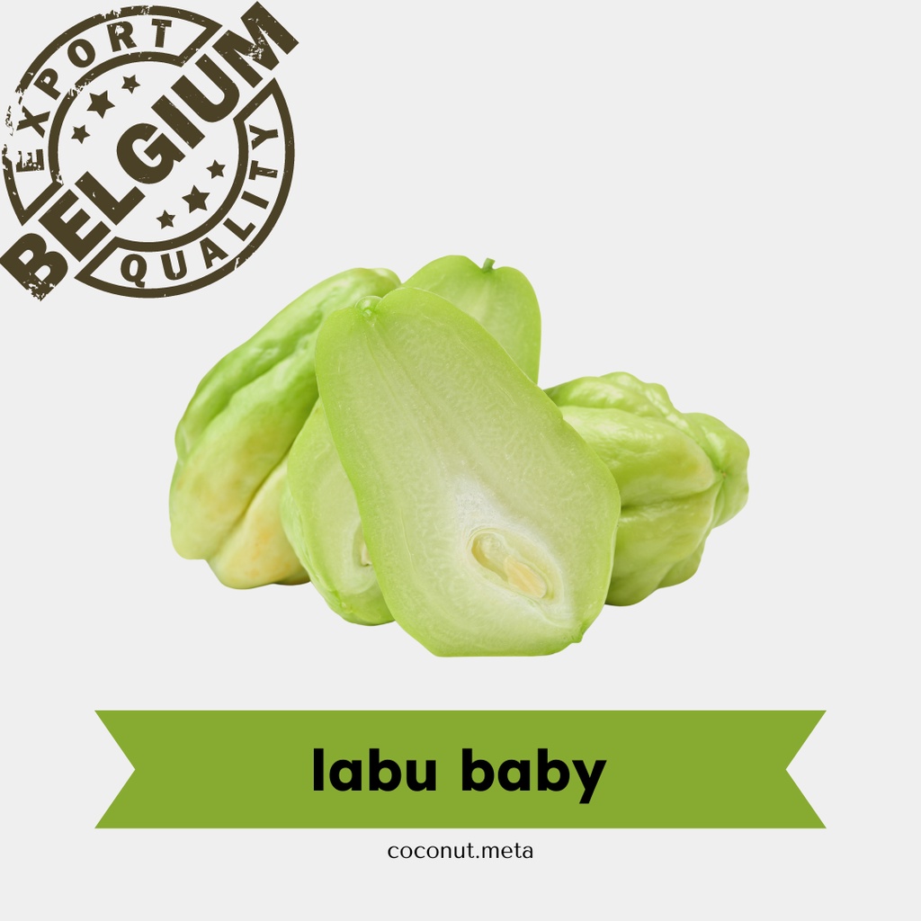 

Labu Siam Kecil 500gr / Labu Siam Baby by Coconut Meta