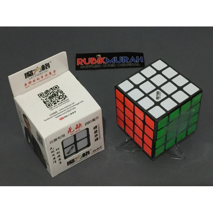 Rubik 4X4 Qiyi Wuque Blackbase - Da3B5C - Original Asli