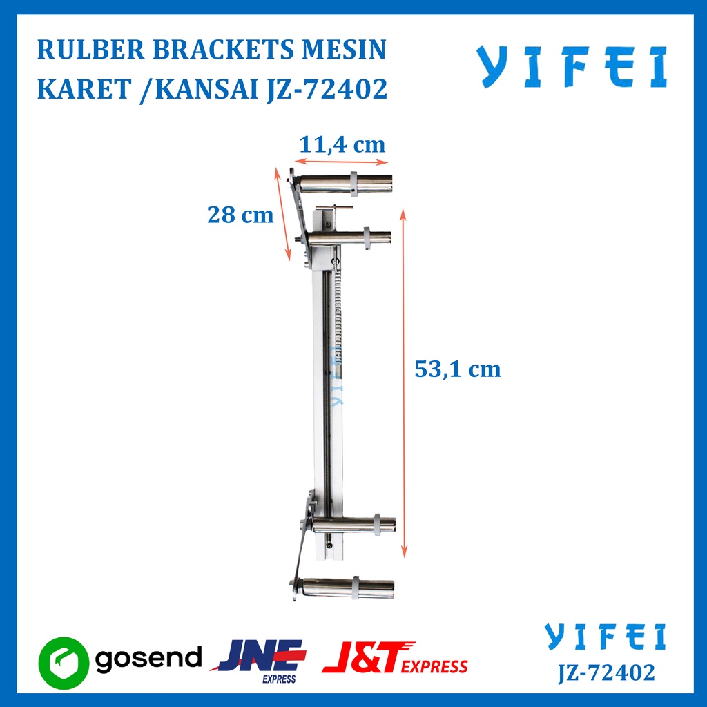 PRESSING BRACKETS/RULBER BRACKETS MESIN KARET/KANSAI BESAR YIFEI-72402