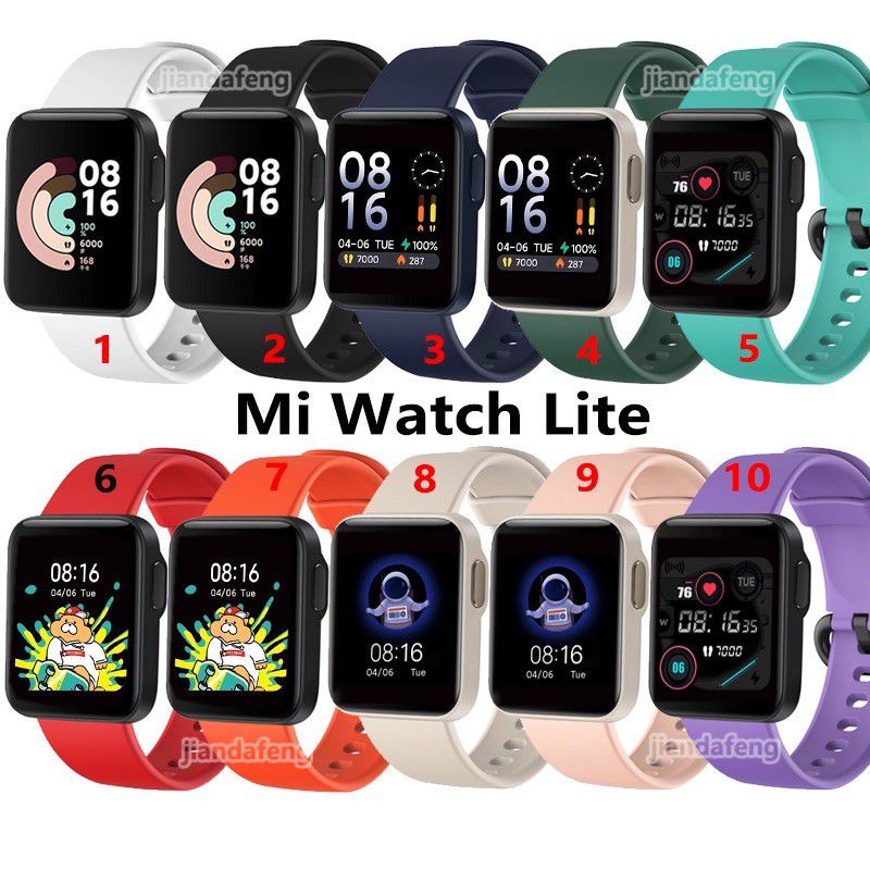 Strap Silicone Xiaomi Mi Watch Lite Rubber Tali Jam Tangan