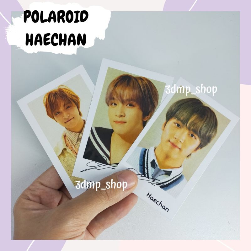 [10 lembar] Polaroid Jaemin Jisung Renjun Jeno Haechan Chenle Mark NCT Dream Kpop