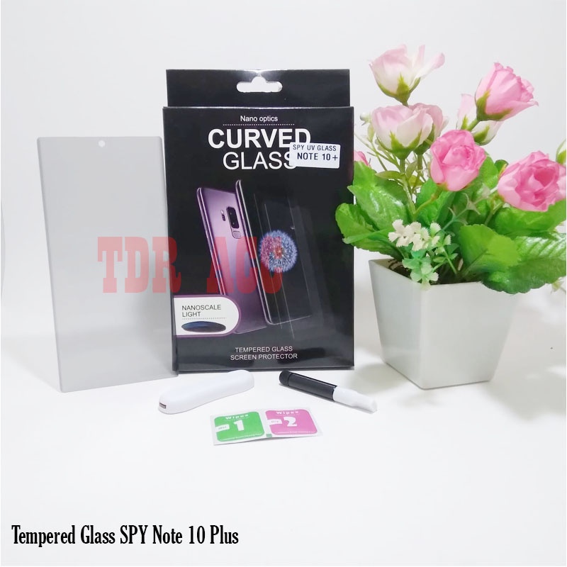 Uv Spy - Tempered Glass Samsung Note 8 Note 9 Note 10 Note 10 Plus Note 20 Note 20 Ultra Anti Spy Uv Glass Full Cover