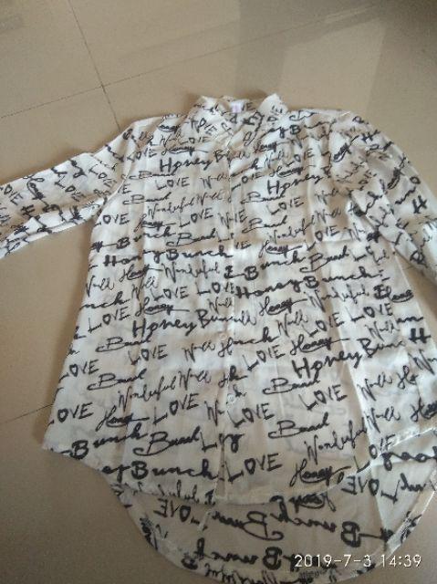  Kemeja  Wanita  Model Kancing dan Kerah Lapel Lengan 3  4  