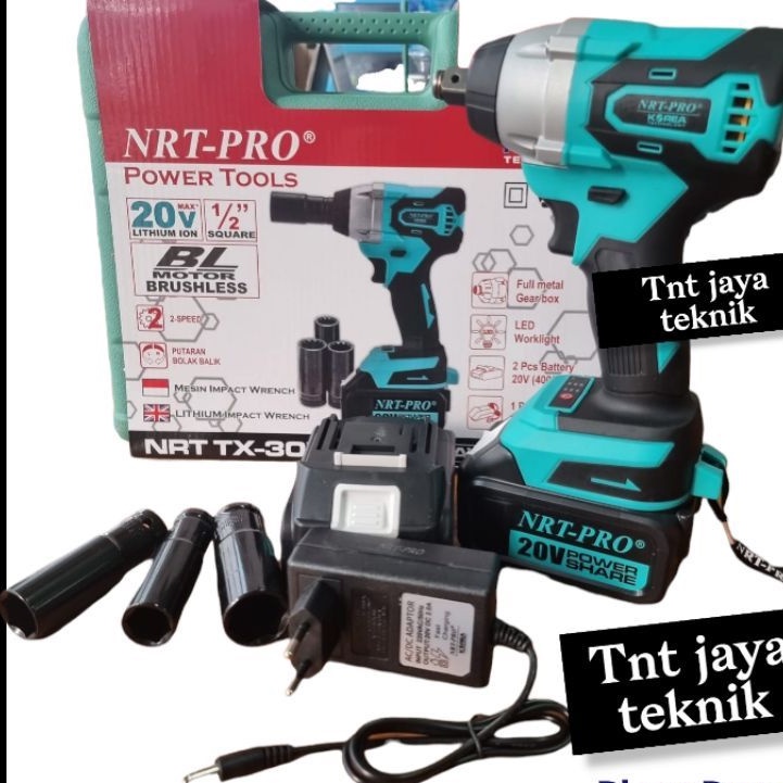 BOR CORDLESS IMPACT WRENCH BRUSHLESS NRT PRO TX30 DC / NRT PRO TX 30 DC