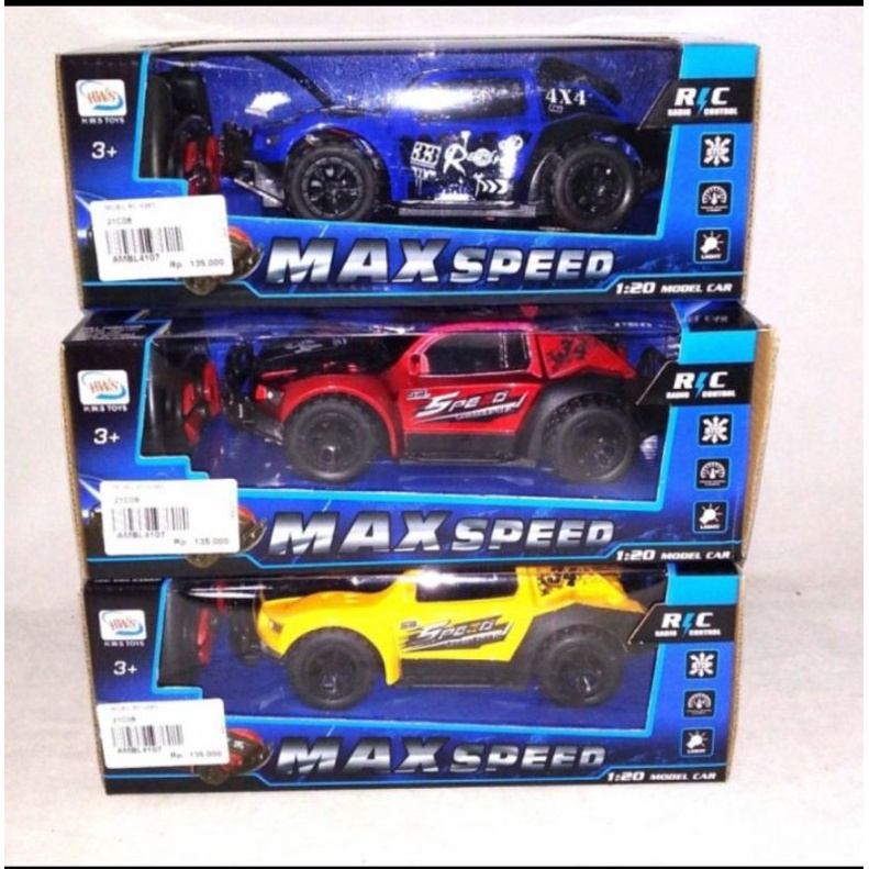 Mainan mobil RC max speed remot kontrol