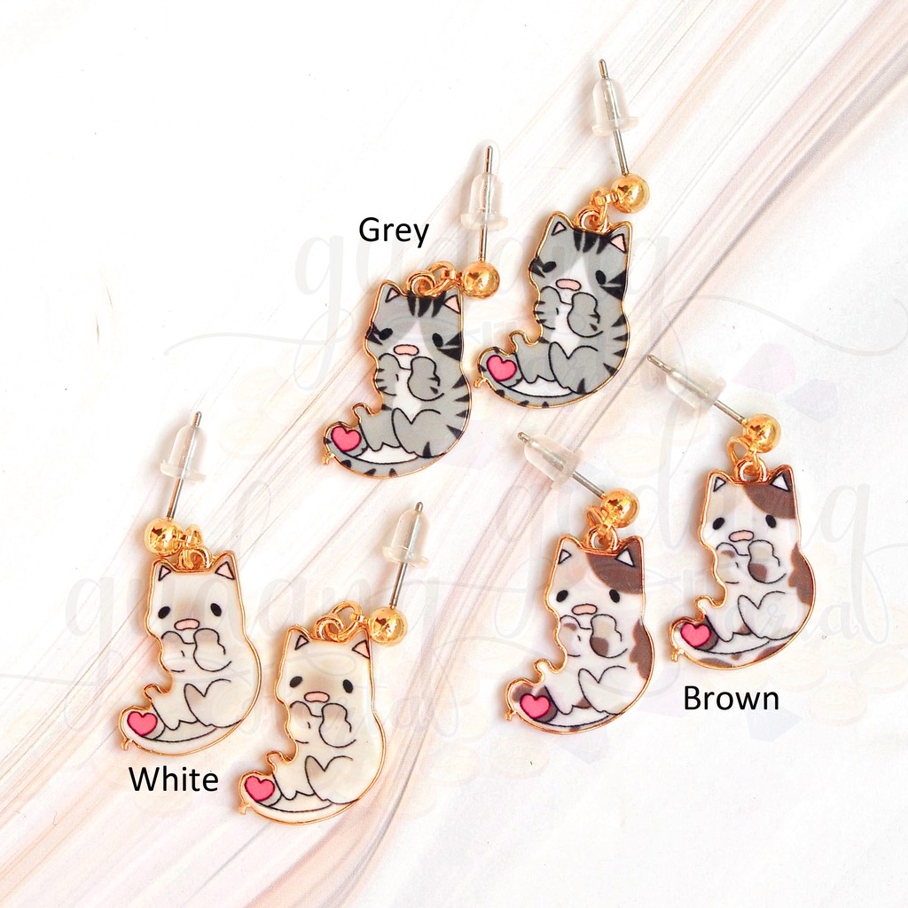 Anting Stud Lovely Cat Kucing Lucu Unik GH 203611