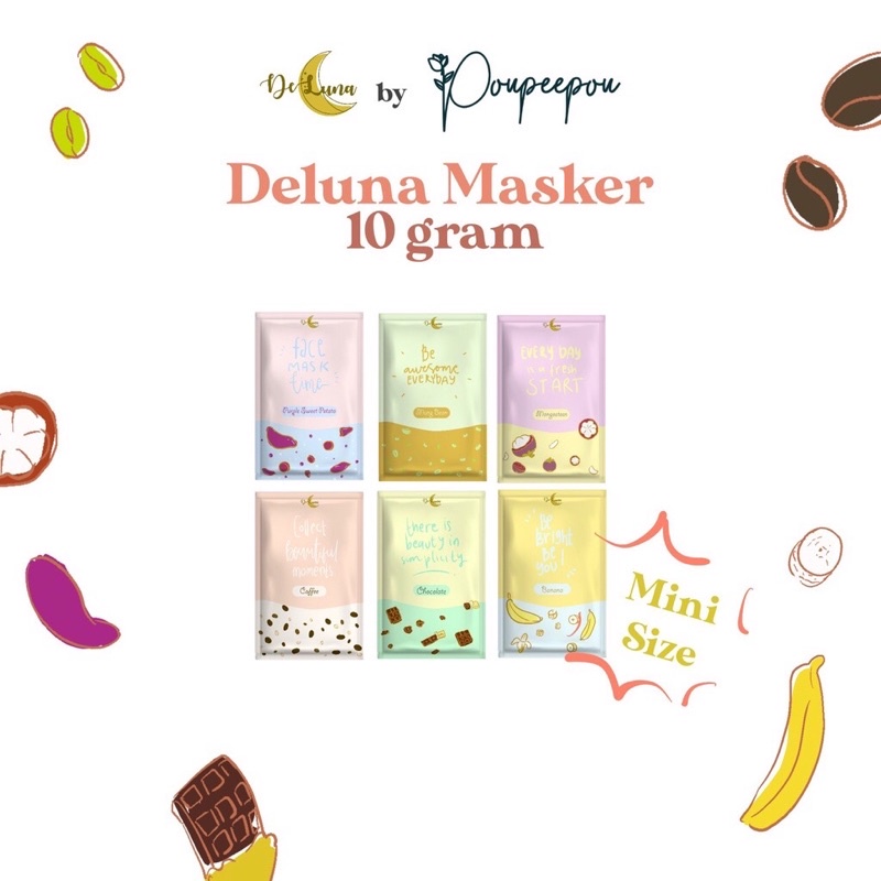Masker BPOM & HALAL | Masker wajah bubuk deluna