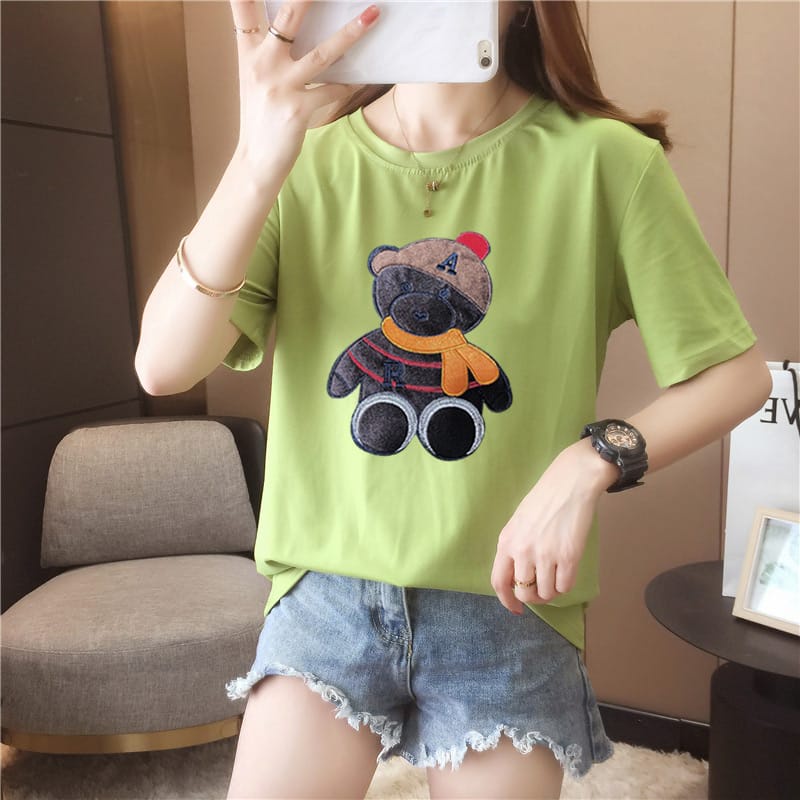 MYSTIQUE.ID-BAJU KAOS SWAG BEAR T-SHIRT LUCU DAN AESTHETIC