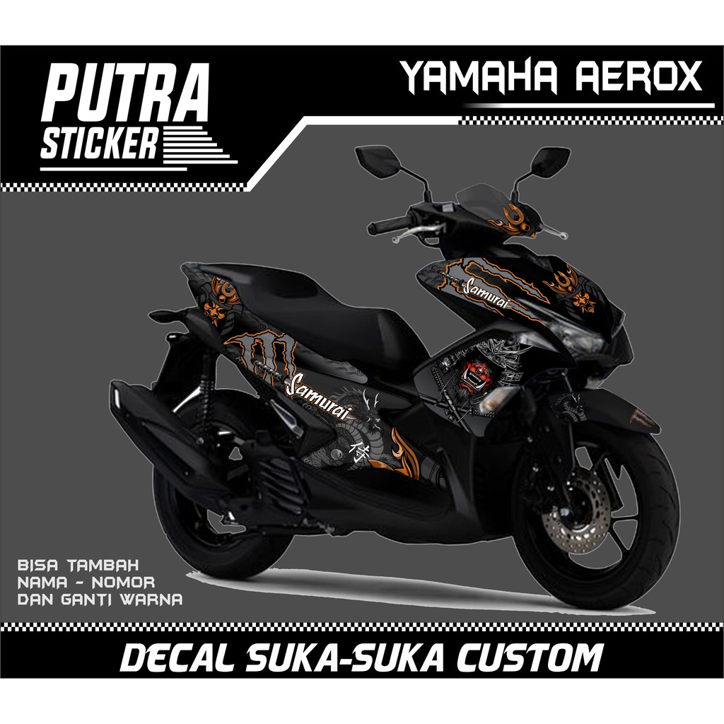 Sticker Aerox 155 Full Body, Decal Sticker Aerox 155