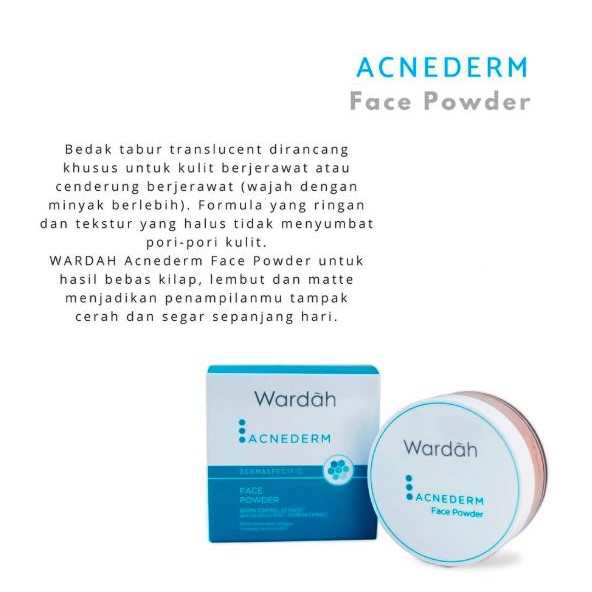 Wardah Acnederm Face Powder 20gr