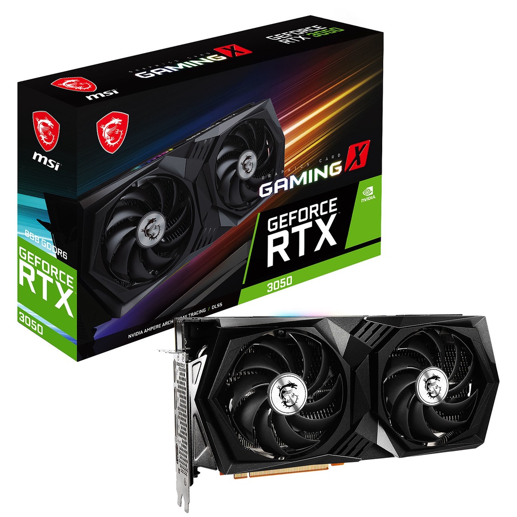 MSI GeForce RTX 3050 GAMING X 8GB GDDR6 / RTX 3050 / RTX3050